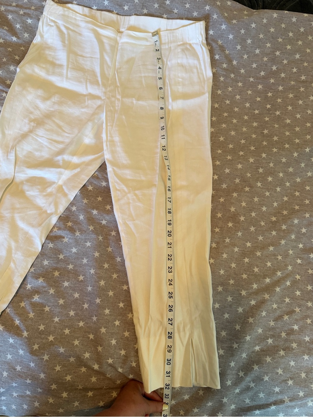 J Jill Linen stretch pant - size small petite - white - Picture 9 of 10